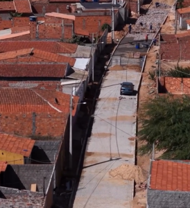 Obra de calçamento no Bairro Nova Esperança avança e transforma a mobilidade em Petrolândia