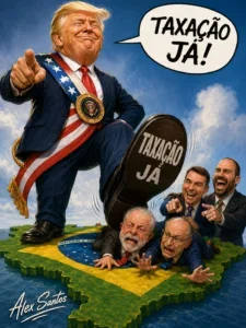 Charge do Dia: O Peso do Tarifaço