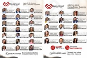 Agenda da Semana: Medical Center reúne especialistas e amplia atendimento à população de Petrolândia Agenda da Semana: Medical Center reúne especialistas e amplia atendimento à população de Petrolândia