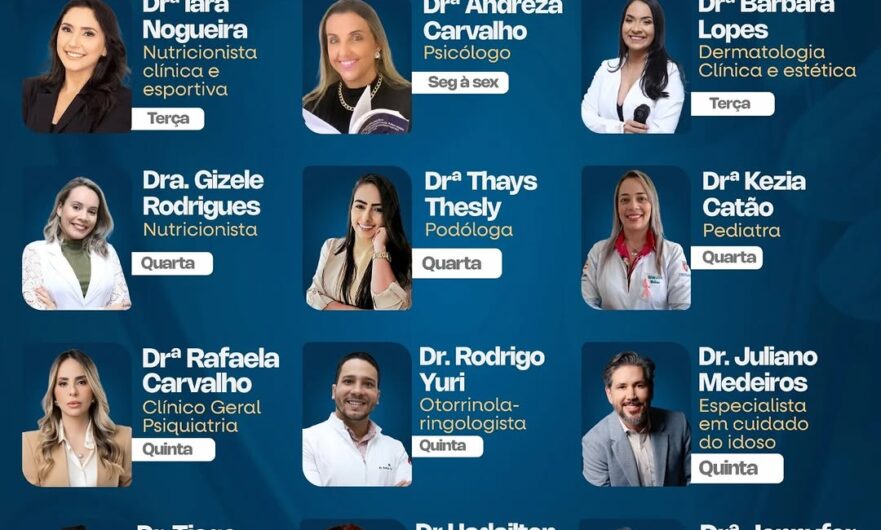 Clínica Pró-Vida divulga agenda semanal com especialistas em diversas áreas em Petrolândia