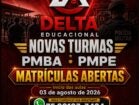Delta Educacional abre matrículas para turmas preparatórias da PMBA e PMPE em Paulo Afonso, Petrolândia, Floresta e Belém do São Francisco