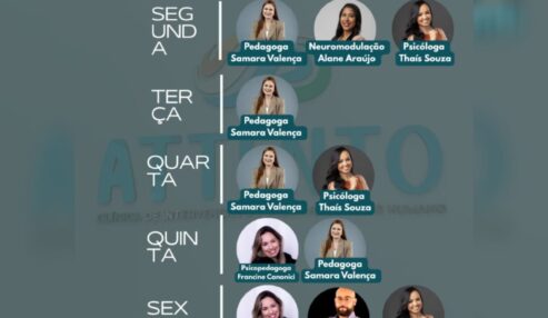 Conheça a agenda e os profissionais que atendem na Clínica Attento em Petrolândia