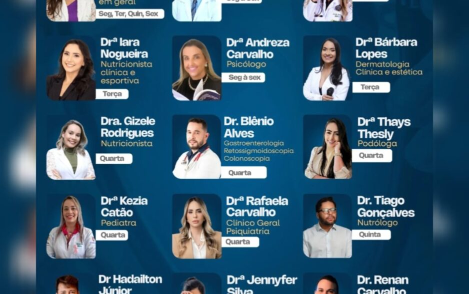 Agenda da Semana: Clínica Pró-Vida reúne especialistas em diversas áreas para atendimento em Petrolândia