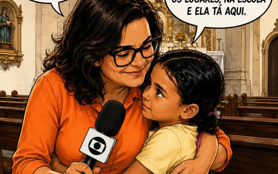Charge do Dia: Quando a Fé Abraça a Saudade