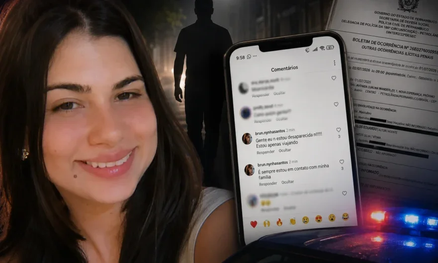 Família afirma que jovem de Petrolândia segue desaparecida e suspeita que ex-companheiro esteja usando celular da vítima para enviar mensagens