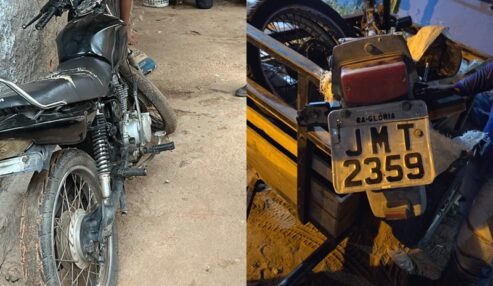 Polícia Civil prende suspeitos e apreende adolescente durante operação que recuperou motocicletas furtadas no Bairro Nova Esperança, em Petrolândia