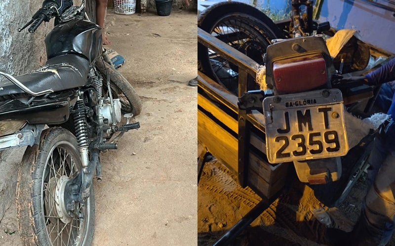 Polícia Civil prende suspeitos e apreende adolescente durante operação que recuperou motocicletas furtadas no Bairro Nova Esperança, em Petrolândia