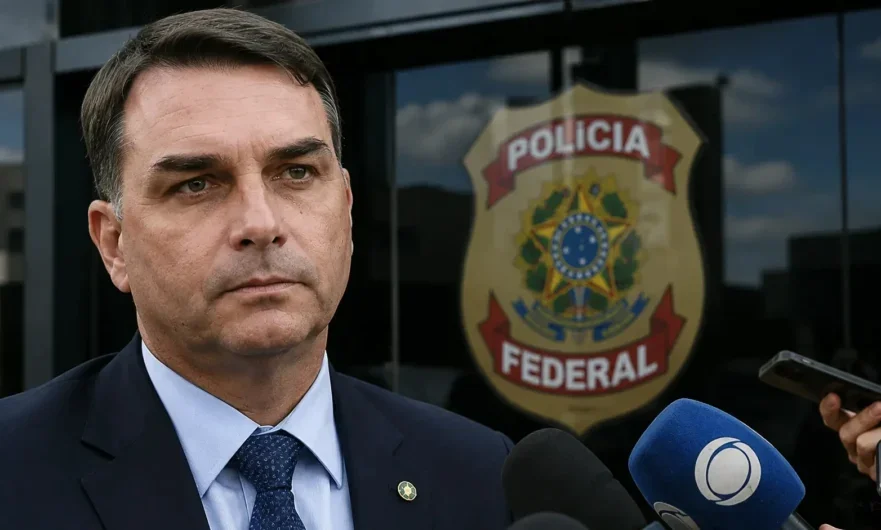 Sem Flávio Bolsonaro, PF recebe defesa escrita em caso de calúnia contra Lula