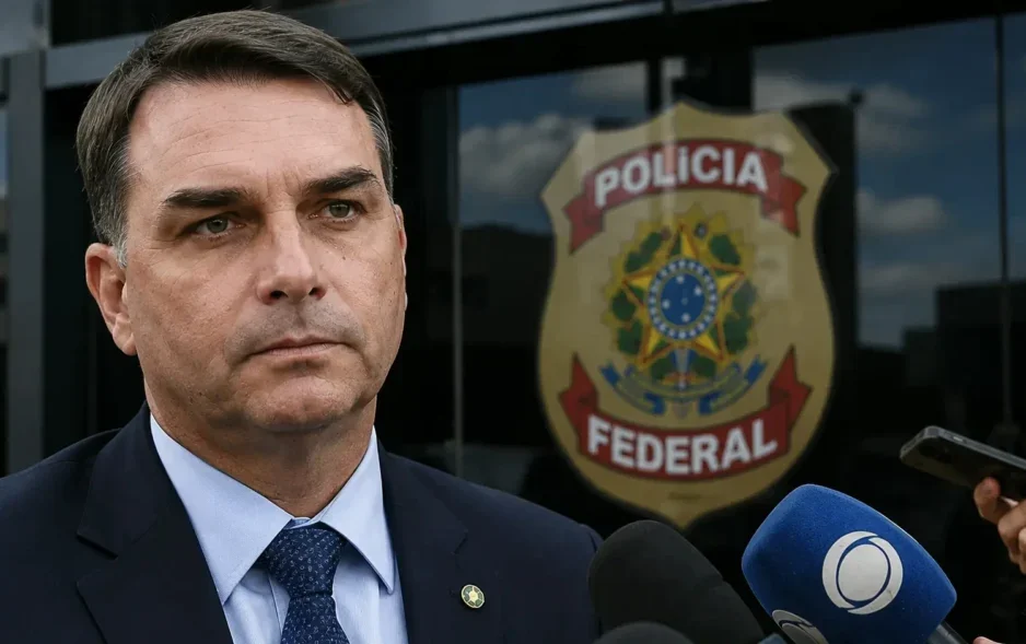 Sem Flávio Bolsonaro, PF recebe defesa escrita em caso de calúnia contra Lula