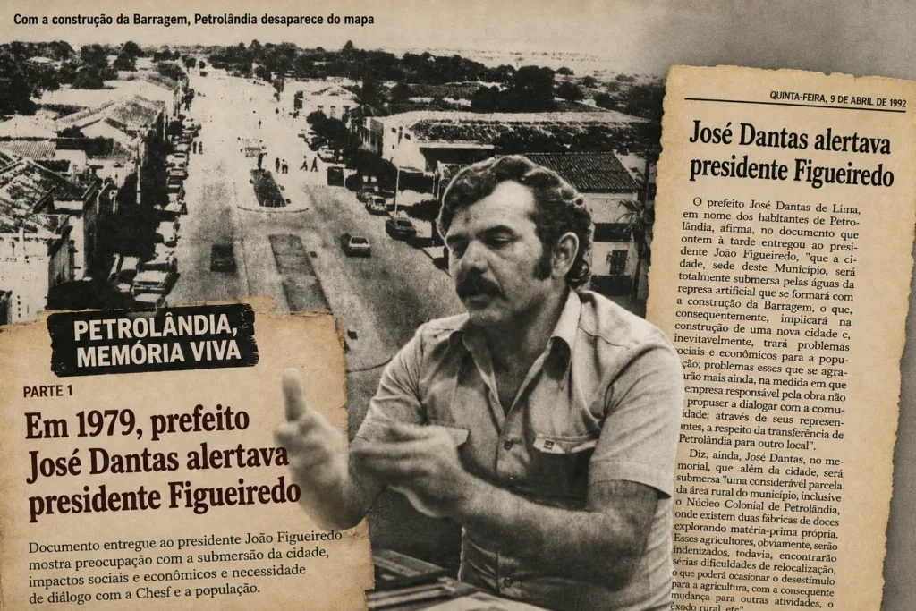 Petrolândia, Memória Viva – Parte 1: Em 1979, prefeito José Dantas alertava presidente Figueiredo sobre o futuro de Petrolândia diante da Barragem de Itaparica