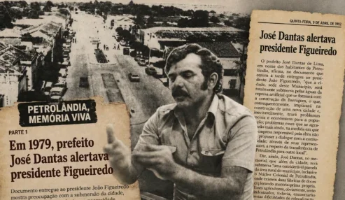 Petrolândia, Memória Viva – Parte 1: Em 1979, prefeito José Dantas alertava presidente Figueiredo sobre o futuro de Petrolândia diante da Barragem de Itaparica