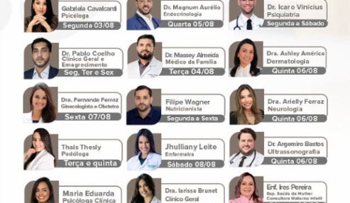 Medical Center divulga agenda semanal de consultas e exames em Petrolândia; confira os especialistas