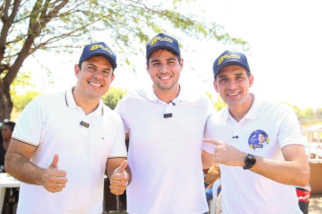 Bruno Marques participa de agenda ao lado de Silvio Costa Filho em Parnamirim