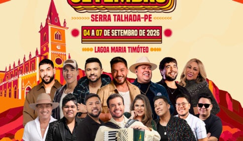 Serra Talhada divulga programação da 236ª Festa de Setembro com grandes atrações musicais