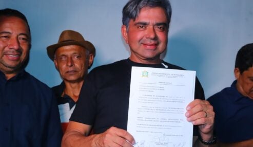 Prefeito Fabiano Marques assina ordem de serviço para construção de nova praça na Quadra-08, em Petrolândia