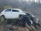 Pneu estoura e motorista perde controle de carro na PE-360 em Floresta, PE