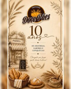 Panificadora Doce Pães celebra 10 anos de tradição, qualidade e sabor em Petrolândia Panificadora Doce Pães celebra 10 anos de tradição, qualidade e sabor em Petrolândia
