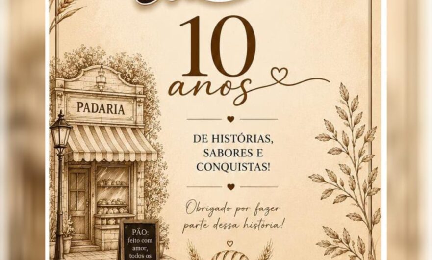 Panificadora Doce Pães celebra 10 anos de tradição, qualidade e sabor em Petrolândia