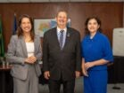 Governadora Raquel Lyra faz visita institucional ao presidente do TRE-PE