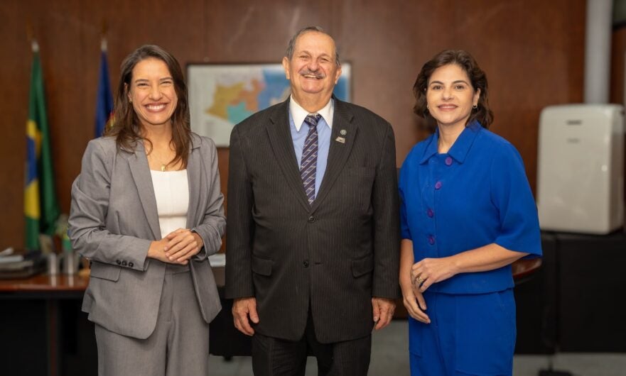 Governadora Raquel Lyra faz visita institucional ao presidente do TRE-PE