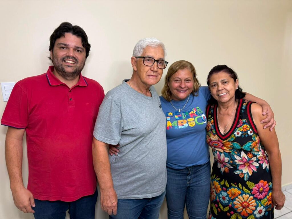 Regina da Saúde recebe apoio do ex-presidente da Câmara de Arcoverde Antônio Leite