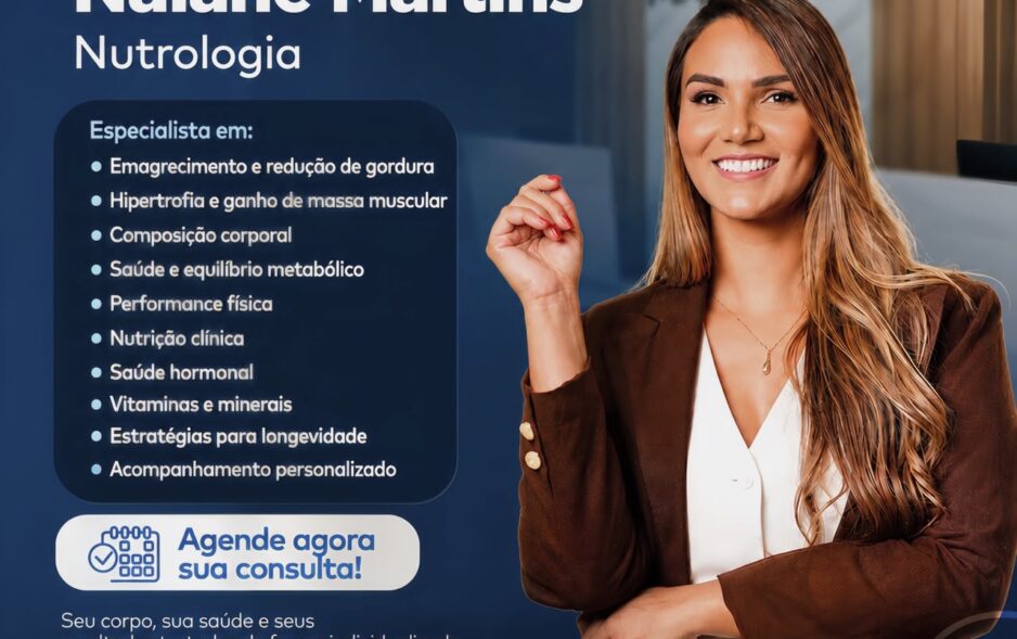 Nutróloga Dra. Naiane Martins passa a atender na Clínica Mais Saúde de Petrolândia