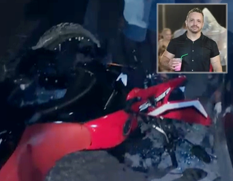 Professor de 37 anos morre após colisão entre motocicleta e carro na BR-110, em Petrolândia