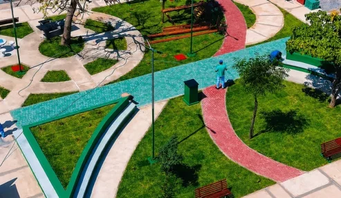 Prefeitura mostra avanço nas obras da Praça da Quadra-08, em Petrolândia