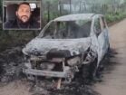 Motorista desaparece e carro é achado carbonizado