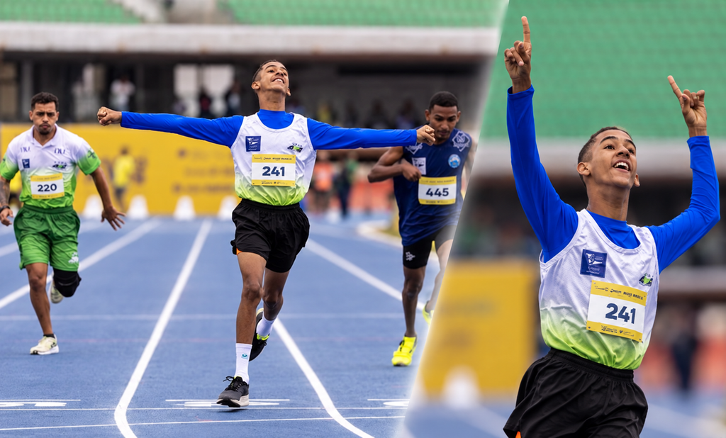 Petrolandense Vinícius Gabriel conquista dois ouros e bate recorde no Brasileiro de Atletismo Paralímpico Sub-17 em São Paulo