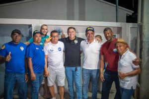 Fabiano Marques, Rogério Novaes, vereadores e apoiadores percorrem Quadra 12 em apoio a Bruno Marques Fabiano Marques, Rogério Novaes, vereadores e apoiadores percorrem Quadra 12 em apoio a Bruno Marques