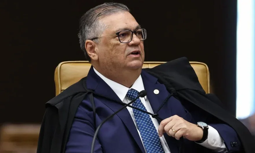 Ministro Flávio Dino, do Supremo Tribunal Federal, durante sessão da Corte