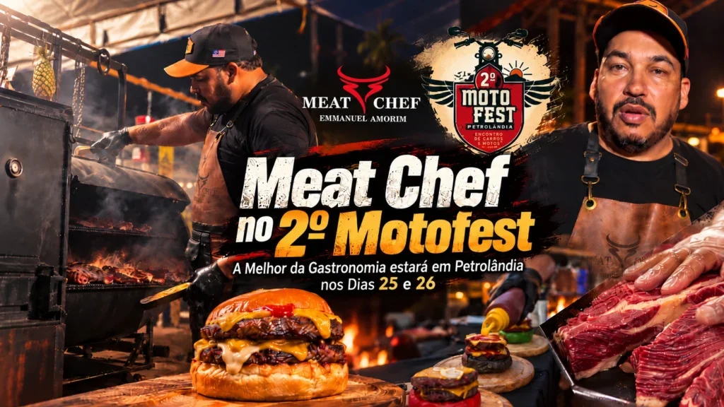 Meat Chef marca presença no 2º Motofest de Petrolândia nesta sexta (25) e sábado (26)