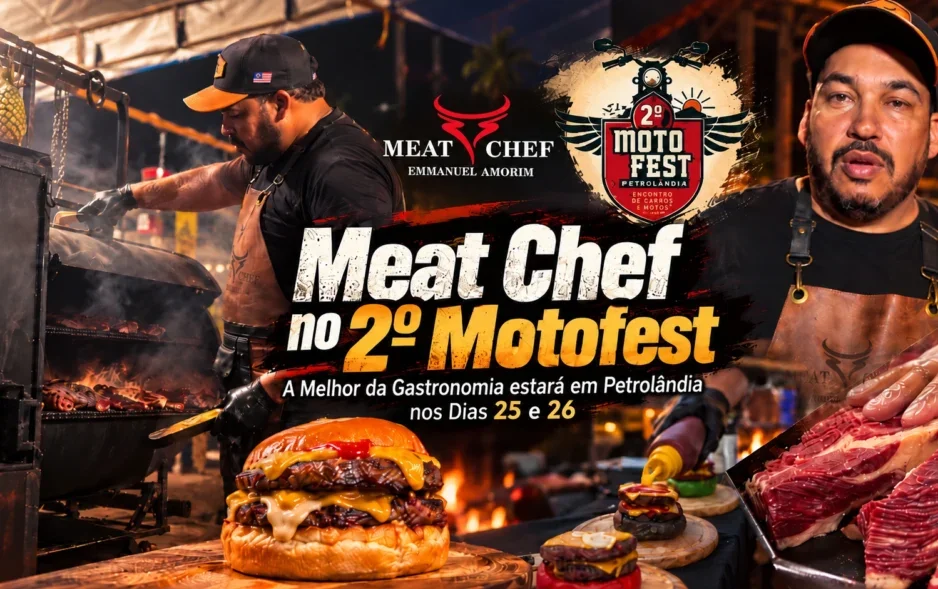 Meat Chef marca presença no 2º Motofest de Petrolândia nesta sexta (25) e sábado (26)