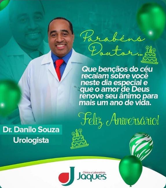 Petrolândia/Tacaratu: Clínica Jaques parabeniza Dr. Danilo Souza por seu aniversário