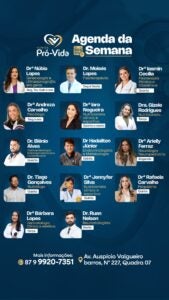 Clínica Pró-Vida divulga agenda de atendimentos de 21 a 25 de setembro em Petrolândia Clínica Pró-Vida divulga agenda de atendimentos de 21 a 25 de setembro em Petrolândia