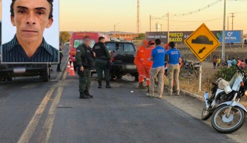 Acidente na BR-316 deixa motociclista morto nas proximidades do Posto Rical, em Petrolândia
