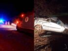 Acidente na BR-110 em Petrolândia deixa veículo destruído; vítima é socorrida pelo SAMU