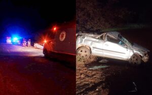 Acidente na BR-110 em Petrolândia deixa veículo destruído; vítima é socorrida pelo SAMU Acidente na BR-110 em Petrolândia deixa veículo destruído; vítima é socorrida pelo SAMU
