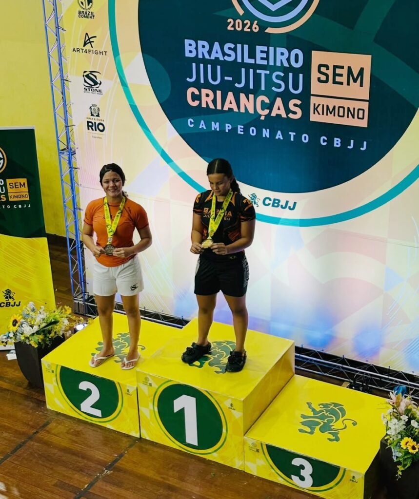 Atleta de Petrolândia, Clarinha conquista vice-campeonato brasileiro de Jiu-Jitsu no Rio de Janeiro