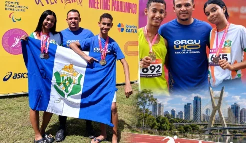 Ajude na Rifa Solidária: Professor Thiago Ferreira acompanha dois atletas de Petrolândia no Brasileiro Paralímpico Sub-17 em São Paulo