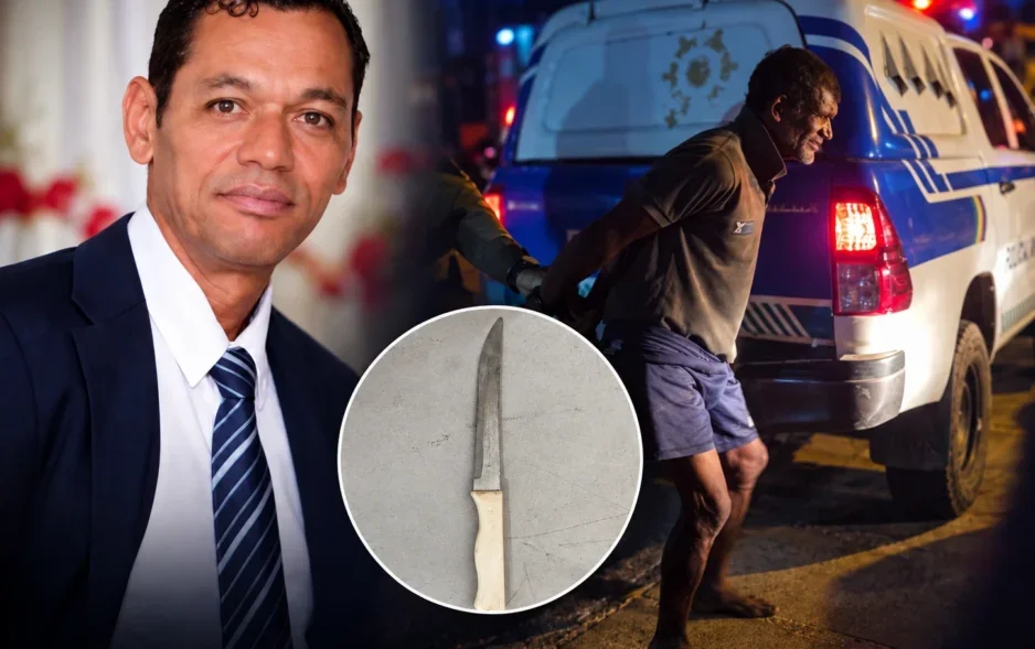 Novas informações: homem foi morto com faca de mesa enquanto estava sentado em cadeira na calçada de casa, em Petrolândia; suspeito foi preso