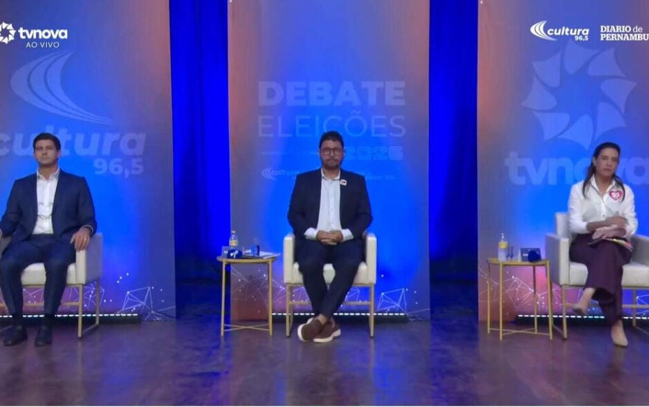 Duelo entre Raquel Lyra e João Campos domina debate entre candidatos a governo