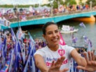Raquel Lyra faz caminhada no Centro do Recife e apresenta propostas para cultura, transporte e urbanização