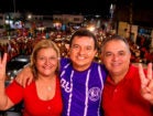 Regina da Saúde e Pedro Pilota reúnem apoiadores em caminhada pelas ruas de Itaíba