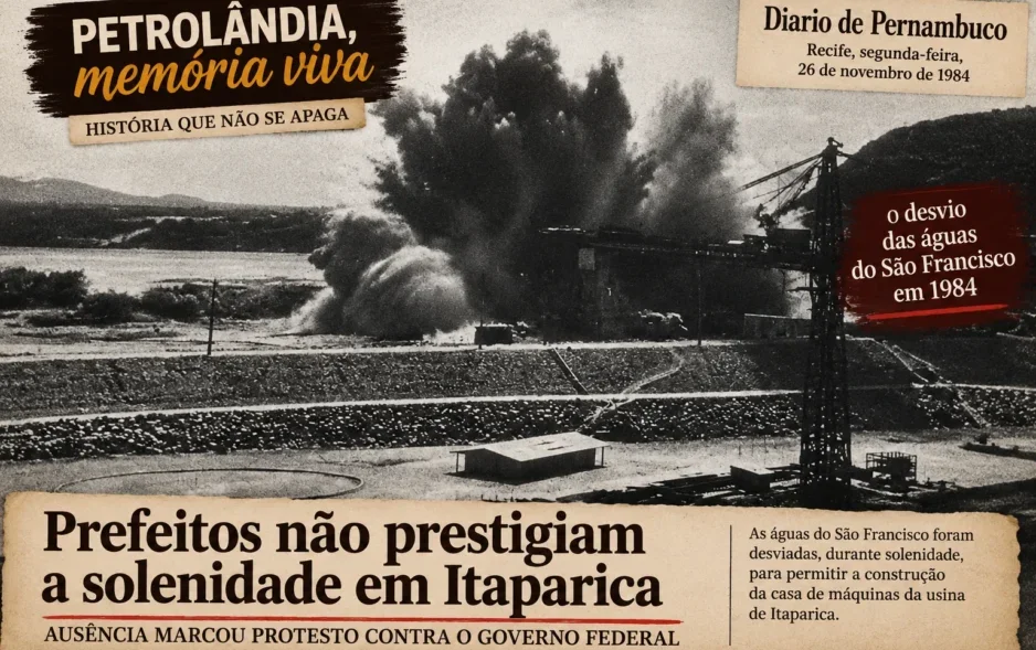 Petrolândia, Memória Viva: prefeitos do São Francisco boicotaram solenidade da Barragem de Itaparica em 1984