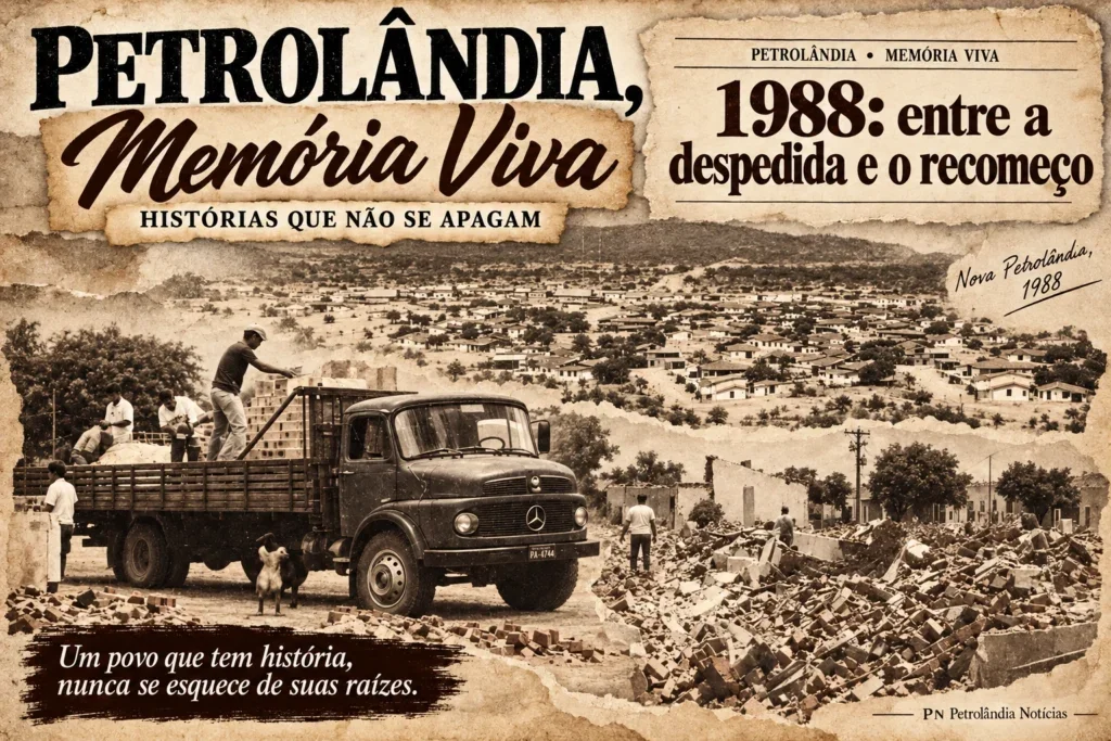 Petrolândia, Memória Viva: em 1988, a velha Petrolândia esperava a hora de sumir sob as águas de Itaparica