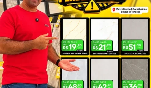 Setembro está acabando: Pise Bem Revestimentos encerra Mês do Cliente com super ofertas em Petrolândia