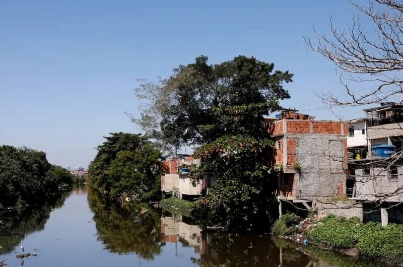 Imagem da reportagem sobre saneamento — Foto: Tânia Rêgo/Agência Brasil