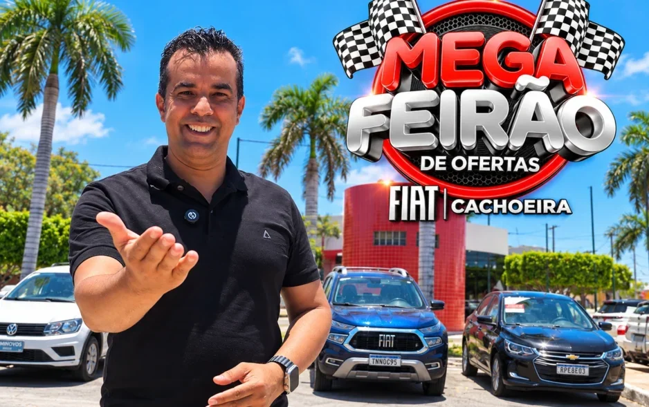 Recado do PN: Fiat Cachoeira realiza feirão de veículos em Petrolândia com condições especiais até 17 de outubro